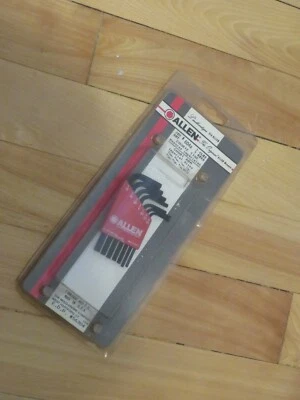 ALLEN wrench Holo-Krome 604a 7 Keys 5/64"-3/16" Short Arm Sizes 56304 USA - Image 1 of 3
