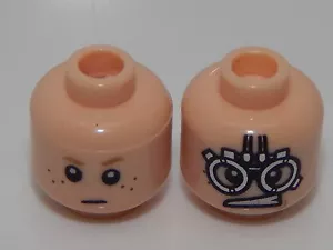 Lego Star Wars Minifigure Head Anakin Dual Sided #14 - Picture 1 of 1