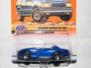 1:64 Matchbox 1998 Mattel Dodge Viper RT/10 #37 Die Cast Cars