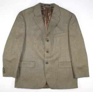 Vintage Chaps Ralph Lauren Blazer Men's 46 R Wool Sport Coat Jacket Green - Picture 1 of 11
