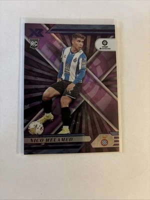 2021-22 Panini Chronicles - Base Chronicles La Liga XR Nico Melamed #123 Purple - Image 1 of 2