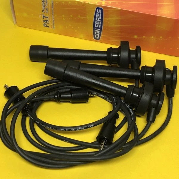 Ignition spark plug lead set for Mitsubishi NP PAJERO 3.8L 03-06 6G75 2 Yr Wty - image 1 of 4