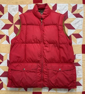 Chaleco de Plumón Eddie Bauer Años 70 De Colección Grande Exterior Garra Cremallera Como Está Foto 1 de 4