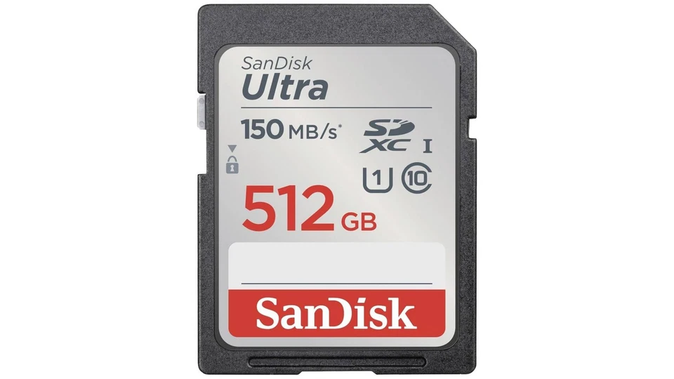 SanDisk 256GB Ultra SDXC Card 150 MB/s Read Speed SDSDUNC-512G-GN6IN