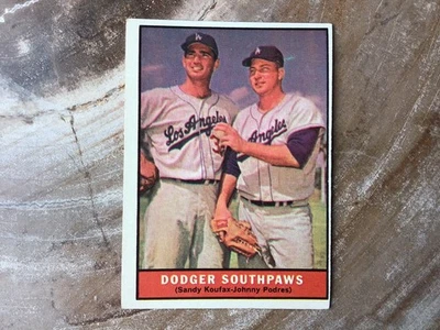 1961 Topps - Sandy Koufax, Johnny Podres #207 - Image 1 of 2