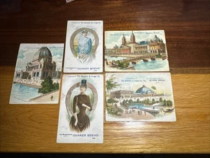 5-Heissler & Junge Co Trade Cards-Quaker Bread-Chicago, IL.  387 - Picture 1 of 9