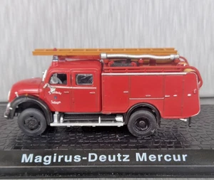 Vintage Fire Car /MAGIRUS-DEUTZ MERCUR/ 1/72 red color - Picture 1 of 11