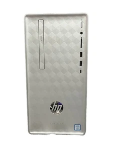 HP Pavilion DeskTop 590-p0054 Win 11, 8th Gen i5, PRO WX5100 - Picture 1 of 4