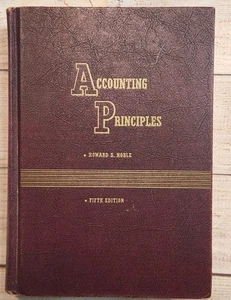 Accounting Principles By Howard S Noble 5th Edition 1949 - Picture 1 of 3