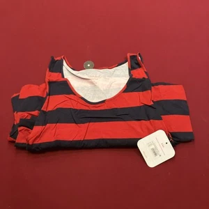 Isabel Maternity langes Maxikleid Damen Größe XXL rot & blau gestreift - Bild 1 von 4