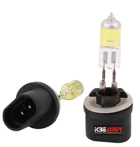 ICBEAMER 12V x2 880 884 885 892 893 899 Xenon Yellow Replace Fog Light Bulbs U93 - Picture 1 of 10