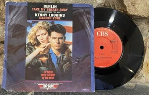 Berlin Take My Breath Away / Kenny Loggins Danger Zone (Top Gun) 7" Single 1986 - Picture 1 of 4