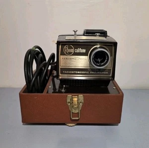 VINTAGE RHEEM MODEL 4000 CALIFONE PERCEPTA-MATIC TACHISTOSCOPIC PROJECTOR (READ) - Picture 1 of 9