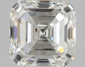 Asscher 1,30 Karat Zert. GIA natürlicher abgebauter Diamant lose I Farbe VVS1 Reinheit - Bild 1 von 2