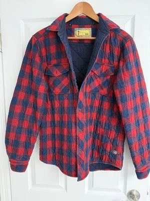 Chaqueta Camisa Barbour International Steve McQueen Acolchada Franela Talla M Foto 1 de 4