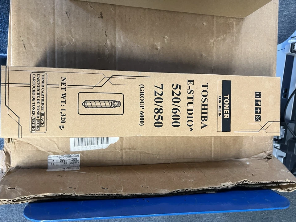 Toshiba T6000 Black Toner for e-STUDIO 520 600 620 720 850 853 - Image 1 of 1