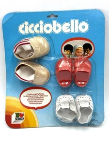 VINTAGE SEBINO CICCIOBELLO SET SCARPE SCARPINE RARISSIMO ANNI 70 # NIB DM - Picture 1 of 6