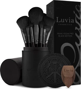 Pennelli Make up Professionali Set Prime Vegan Pro Black, Set Di 12 Pennelli Da  - Foto 1 di 12