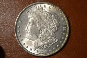 1881 P $1 United States Silver Morgan Dollar- 100% Genuine - No Camera Tricks! - Picture 1 of 2