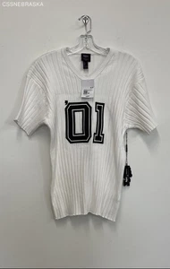 Forever 21 Bratz White Men's 01 Embroidered Tee - Size Medium - Picture 1 of 6