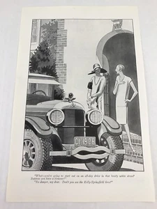 Kelly-Springfield Tires Vtg 1926 Print Ad Art Deco Style Ladies In Hats - Picture 1 of 3