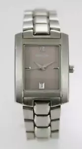 Kenneth Cole Reloj Hombre Gris Fecha Todo Inoxidable Plata Acero Agua Resistente - Imagen 1 de 3