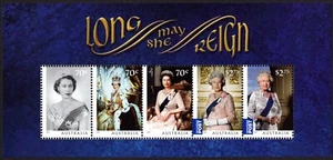 Mini hoja Australia Long May She Reign 2015 MNH, limpia y fresca - Imagen 1 de 1