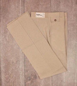 Herren Vintage 70er 80er Jahre NOS Nadelstreifen Hose Gr. 29x36 70s 80s Disco Landing Gear - Bild 1 von 7