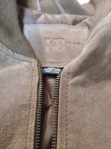 Knight's Bridge Spaltlederjacke hellbraun/beige Herren M Regular Fit neu mit Etikett - Bild 1 von 8
