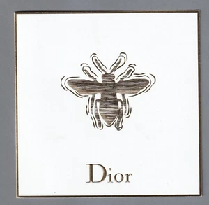 Grande carte publicitaire - Noel de Christian Dior 15cm x 15cm (dorée) - Picture 1 of 1