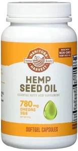 Manitoba Harvest Hemp Seed Oil 780mg 60 Capsule - Picture 1 of 1