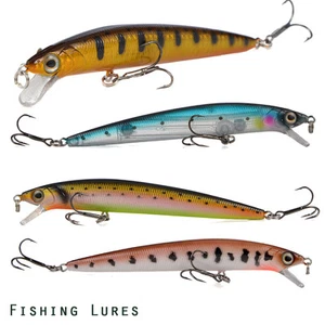 NEW Cabo Multi Colored Crankbait Surfin’ Minnow for Freshwater Hard Lure - Picture 1 of 4