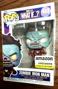 Zombie Iron Man Funko Pop GITD #944 glow in the dark Amazon Exclusive What If - Picture 1 of 6