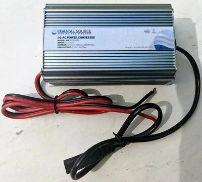 Coastal 200W 12V DC to 120V AC Inverter - Image 1 of 3