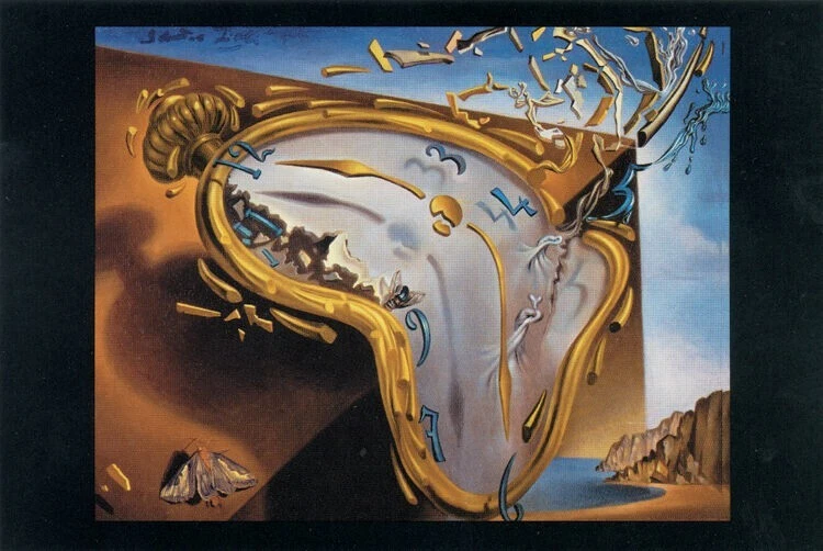 Póster Salvador Dalí - Reloj de fusión Foto 1 de 1