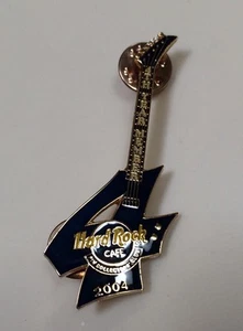 Hard Rock Cafe Guitar 4th Year Collector Lapel Pin - Fast Ship! - Picture 1 of 4