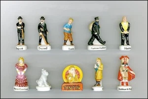 SERIE COMPLETE DE FEVES TINTIN - Picture 1 of 1