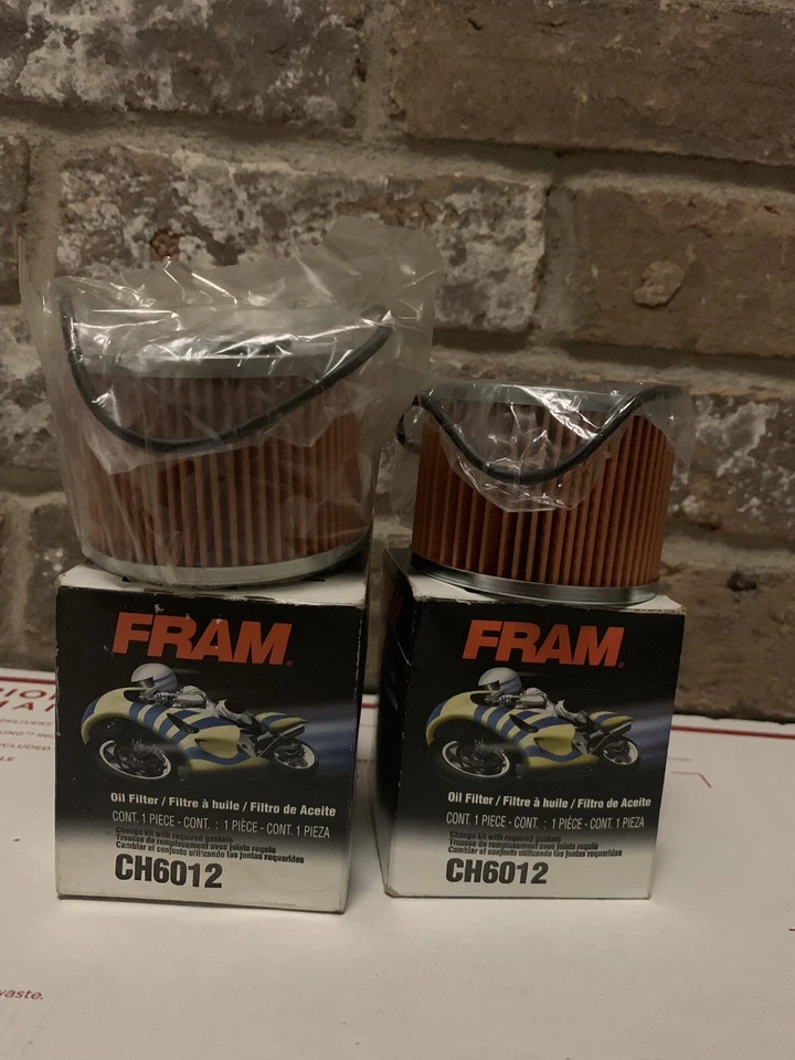 Cartucho filtro aceite moto FRAM CH6012  Foto 1 de 1