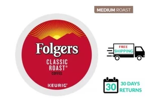 🆕☕ K-cups de café Keurig tostado clásico Folgers - Imagen 1 de 1