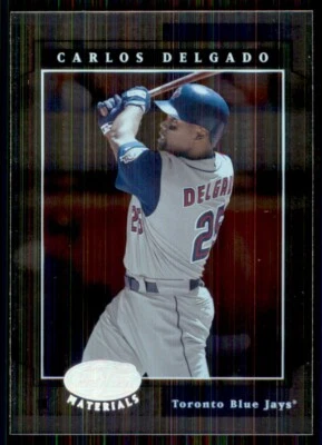 2001 Leaf Certified Materials #31 Carlos Delgado Toronto Blue Jays - Image 1 of 2