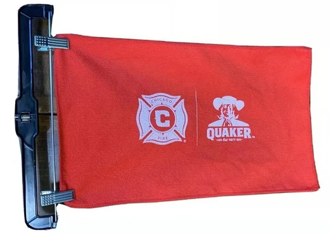 Chicago Fire MLS x Quaker Towel Playoffs Red 17.5” x 11” Cover