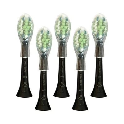 5 cabezales de cepillo de repuesto Philips Sonicare DiamondClean W3 | negro | sin caja Foto 1 de 2
