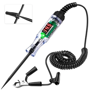 Automotive Test Light with 3-48V LED Digital Display, Automotive Circuit Tester - Imagen 1 de 12