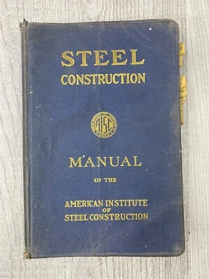 Steel Construction Manual 1948, 5th Edition, 6th Printing Architects Engineers - Image 1 of 4
