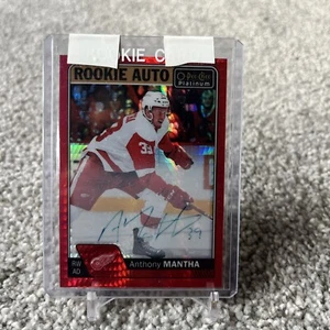 2016-17 O-Pee-Chee Platinum Red Prism /50 Anthony Mantha #R-AN Rookie Auto RC - Picture 1 of 2