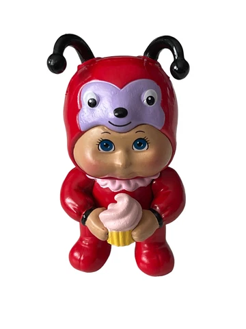 Cabbage Patch Kids Cutietown 3" PVC Figure Cake Topper NEW Addie Ladybug Cover