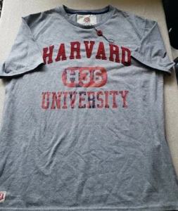 Harvard University BRAND Logo Gray T-SHIRT Size L NEW 100% Cotton - Picture 1 of 4