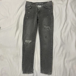 Zara Size 8 Super Skinny Fit Faded Black Jeans. Child jeans. - Picture 1 of 4
