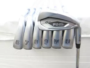 Ping G425 Blue Dot Iron Set 5-W,U Ping AWT 2.0 Regular Flex Steel Shafts - Picture 1 of 8