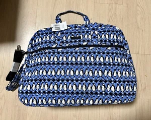 NWT Vera Bradley Penguins Intarcia Blue Grand Traveler bag. - Picture 1 of 12